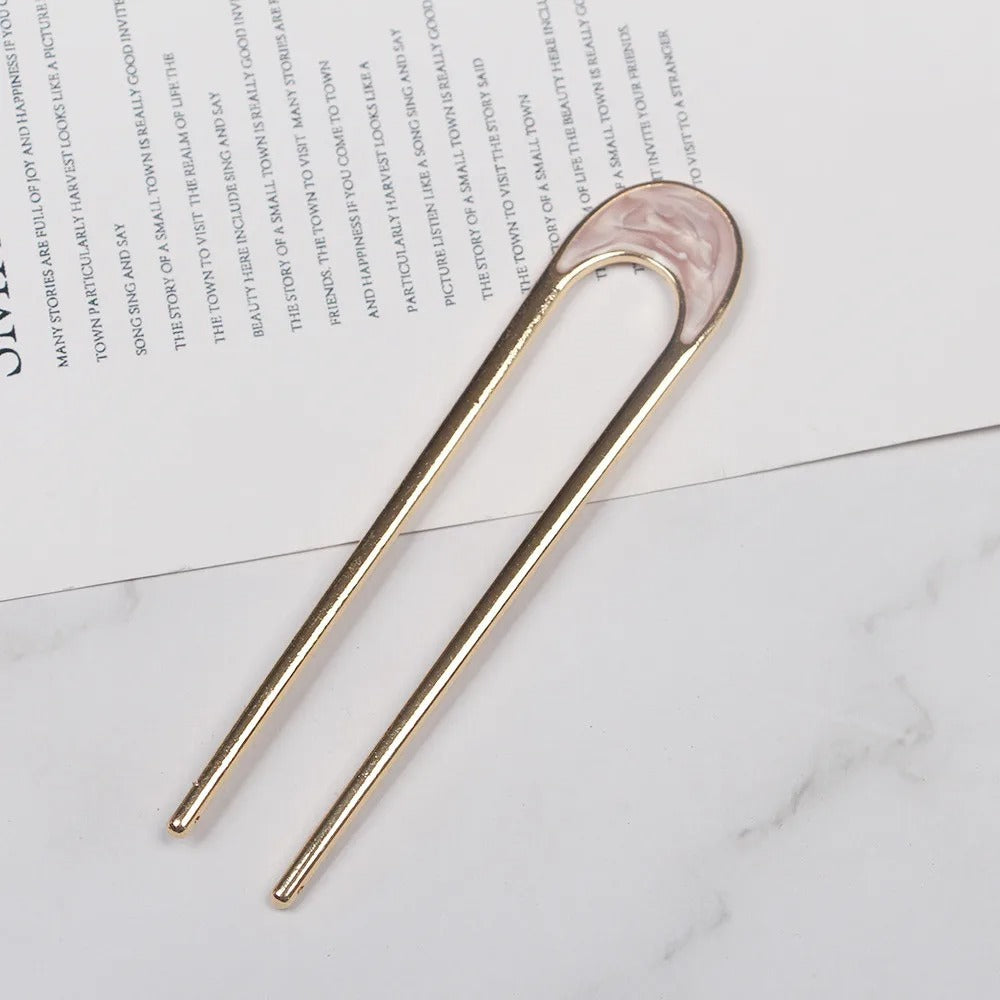 Vintage Metal U Shaped Hairpin