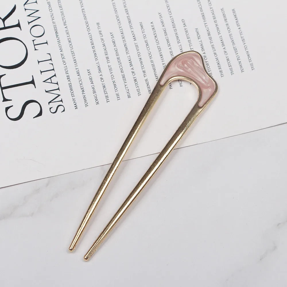 Vintage Metal U Shaped Hairpin
