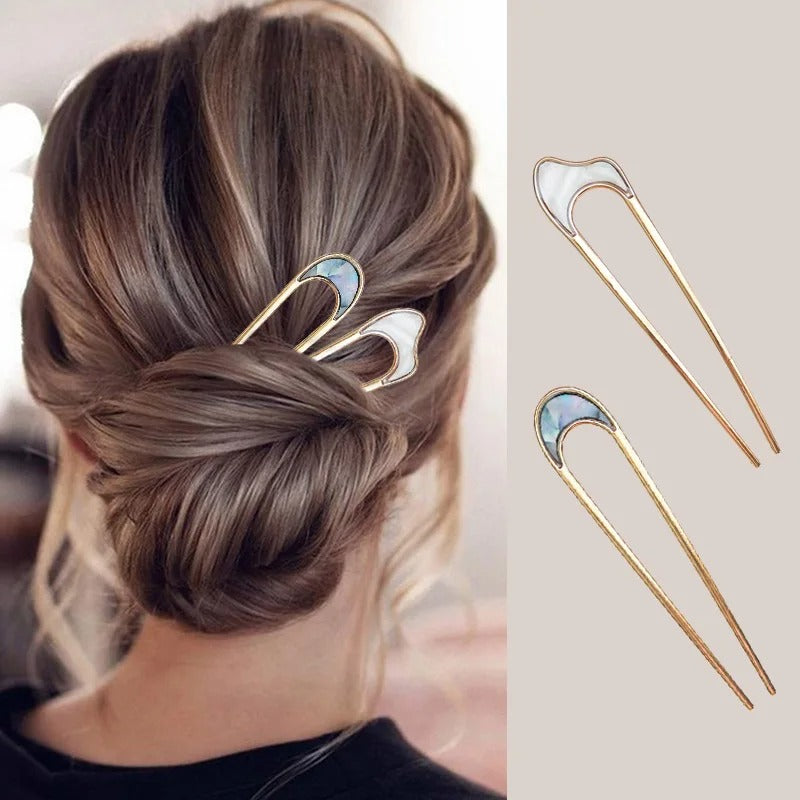 Vintage Metal U Shaped Hairpin
