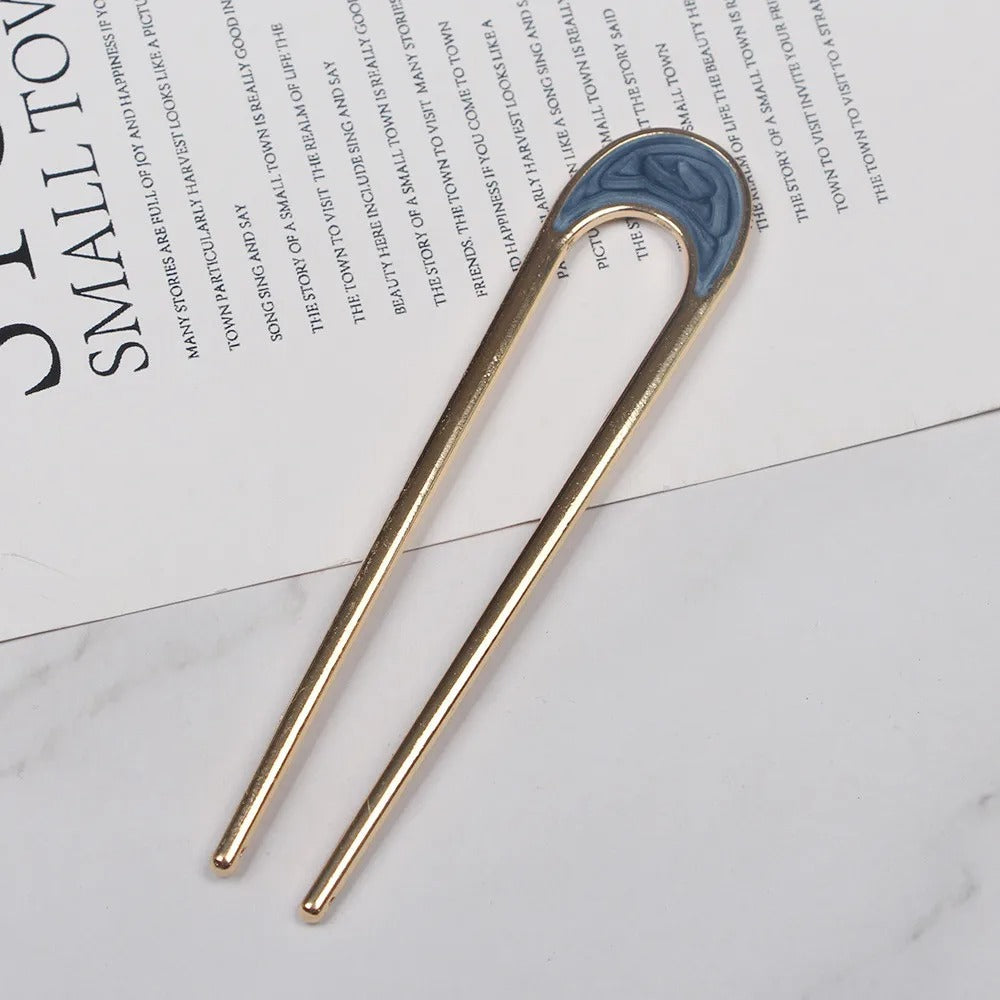 Vintage Metal U Shaped Hairpin